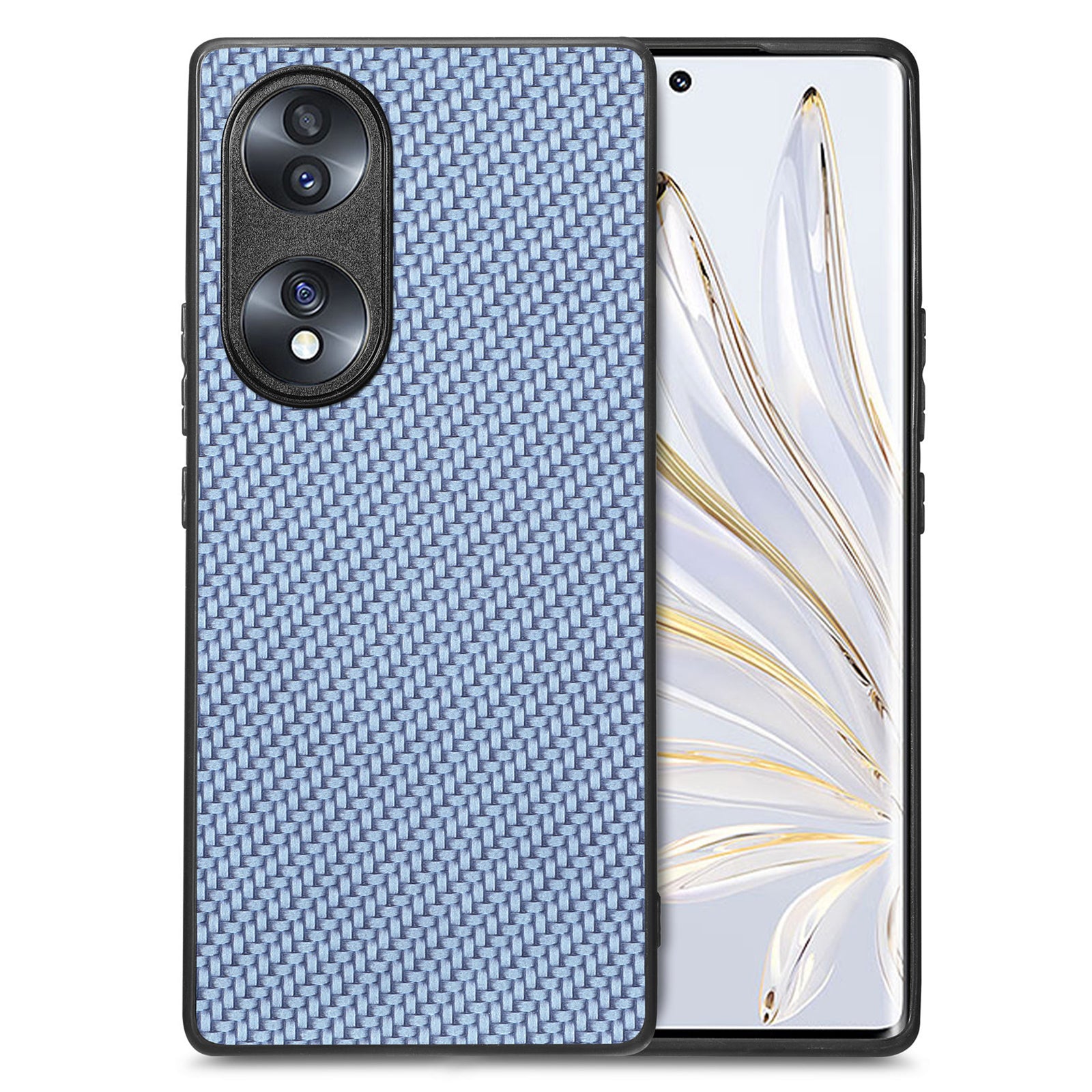 Anti-drop Phone Case For Honor 70 5G Carbon Fiber Texture Anti-scratch Mobile Phone Cover Anti-drop Phone Case For Honor 70 5G Carbon Fiber Texture Anti-scratch Mobile Phone Cover